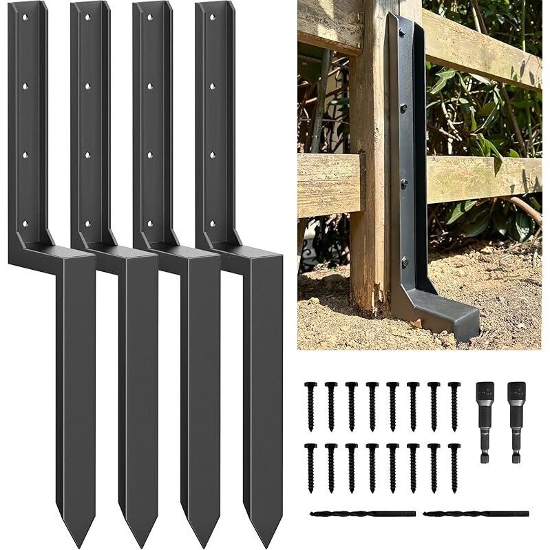 Reinforce Your Fence with ARKSOLDIER Steel Fence Post Repair Kit