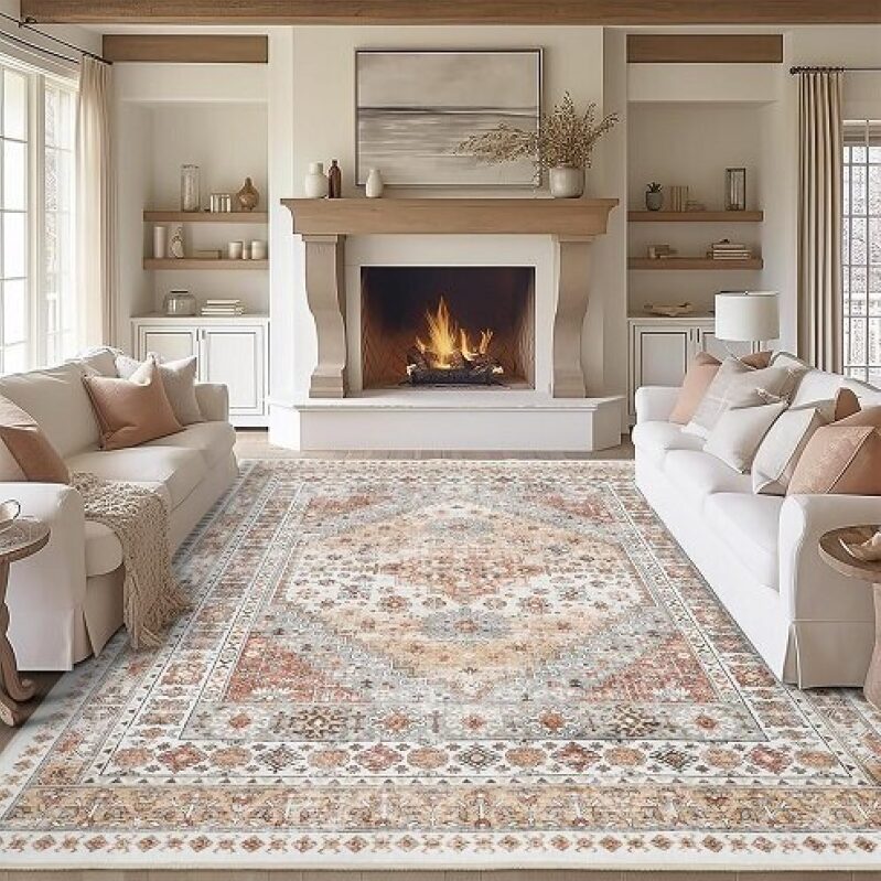 zesthome Ultra-Thin Anti-Stain Washable Rug, 8x10 ft, Now Only $84.99, Free Shipping!