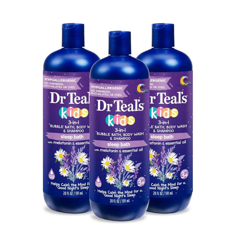 Dr Teal's Kids 3-in-1 Sleep Bath - 3 Bottles