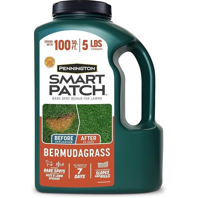 Pennington Smart Patch Bermudagrass - Lawn Repair for Bare Spots