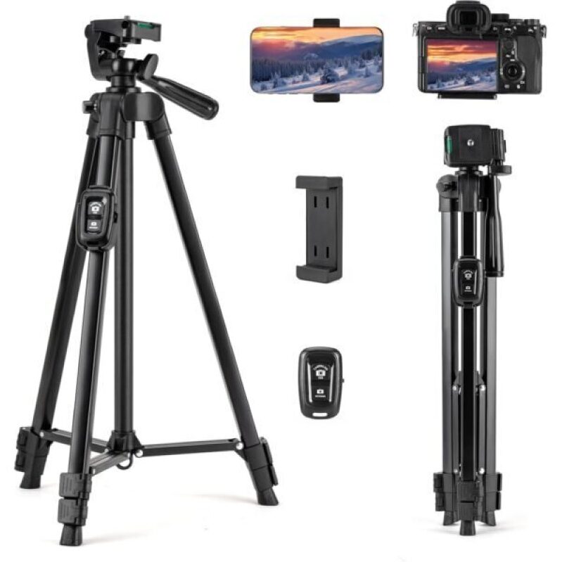 Fotopro 51-Inch Lightweight Travel Tripod with Remote Control - 40% Off