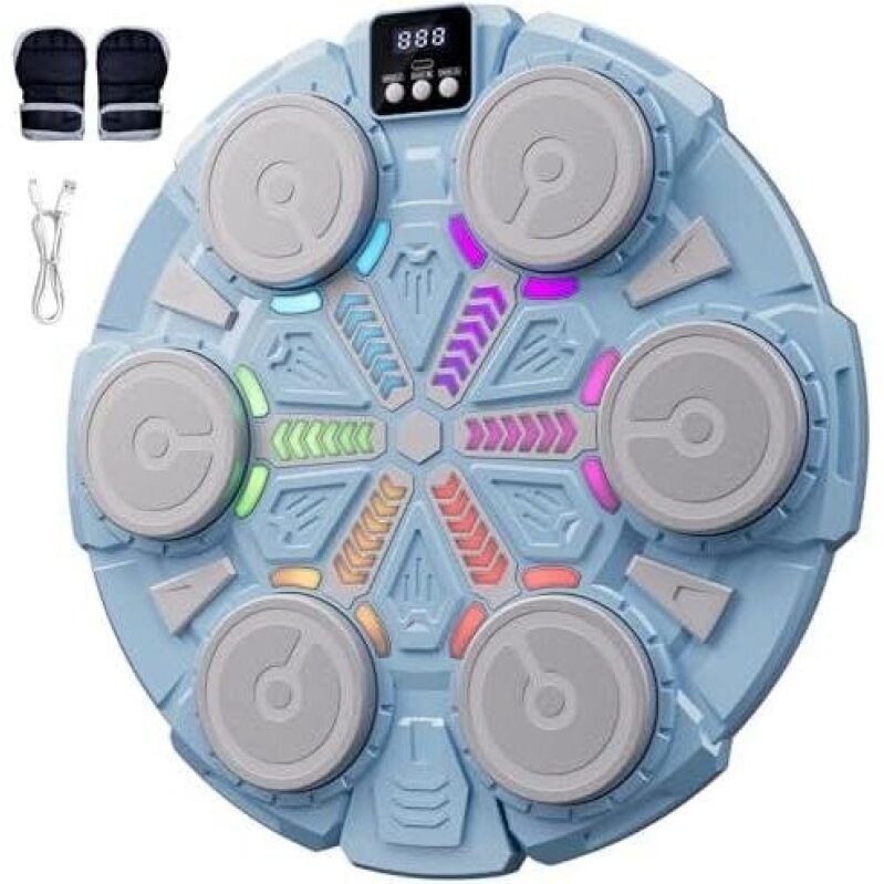 75% OFF Smart Bluetooth Music Boxing Machine with Lights - High-Intensity Workout