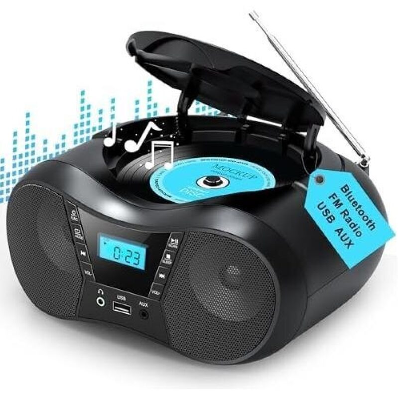 Multifunctional Home Bluetooth CD Player Combo - 48% Discount