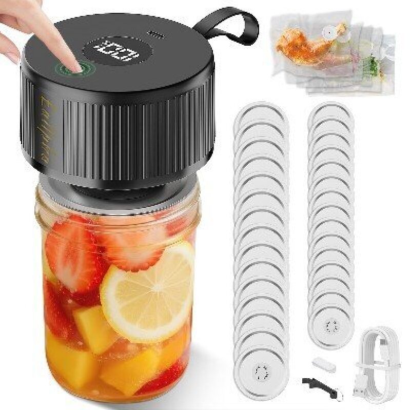 Eallpha Electric Mason Jar Vacuum Sealer - Ultimate Food Preservation