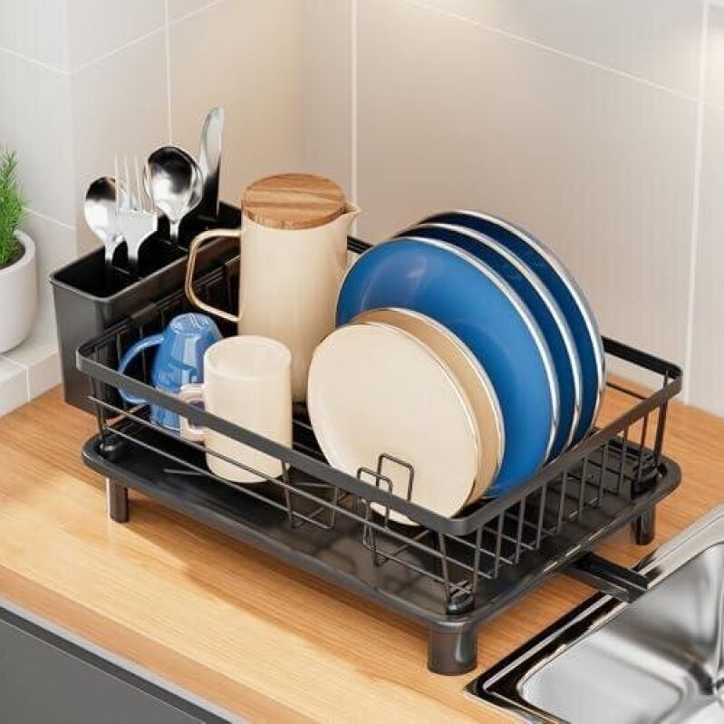 50% OFF Dish Drying Rack - Maximize Kitchen Efficiency