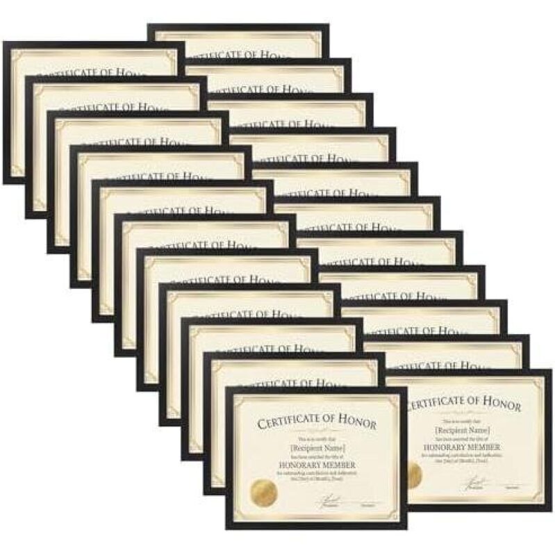 Edenseelake 8.5 x 11 Picture Frame Set of 22 with 50% Discount