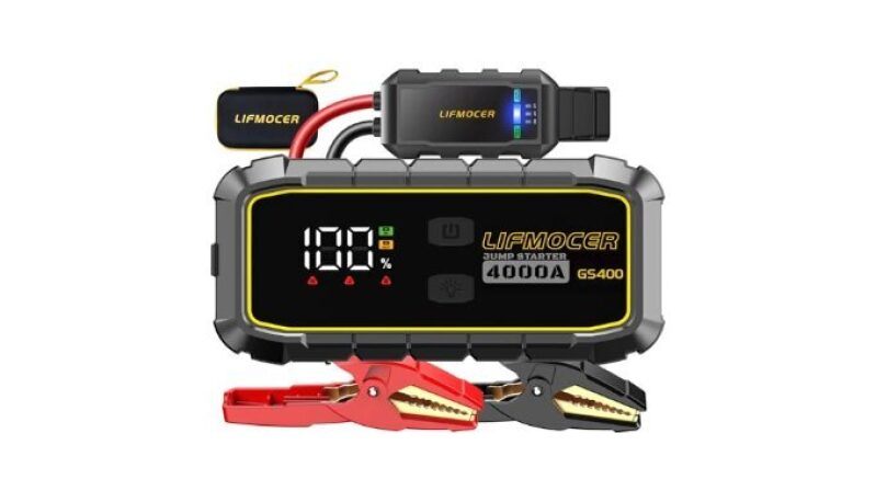 LIFMOCER GS400 Jump Starter – Reliable and Portable Battery Solution