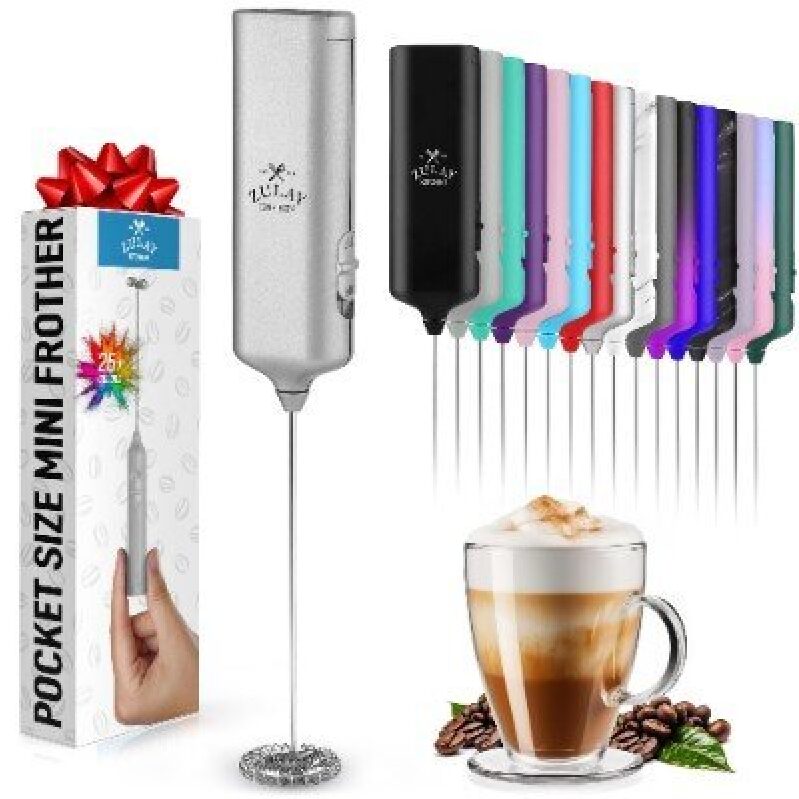 Compact and Portable Electric Milk Frother for Coffee Lovers