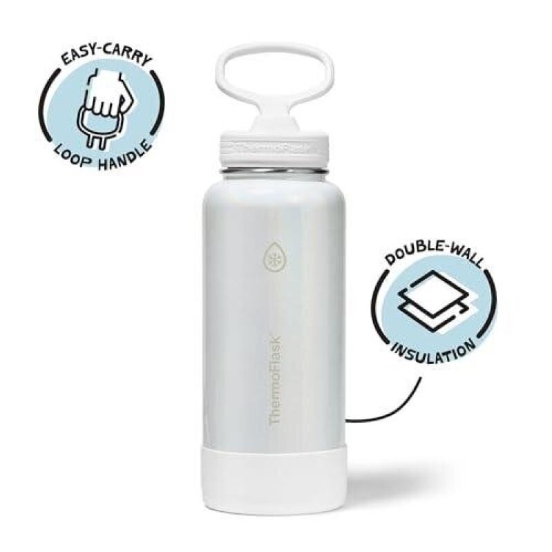 32 oz Stainless Steel Leak-Proof Insulated Bottle - 74% Off