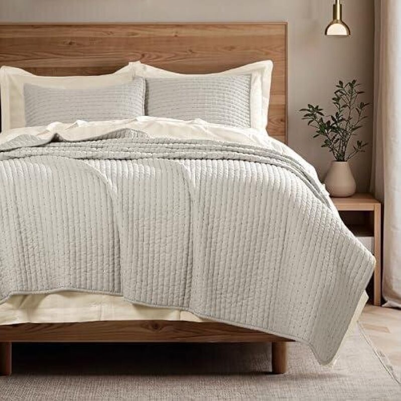 Lightweight Quilted Bedspread Quilt Set 50% OFF - Perfect for Cozy Nights