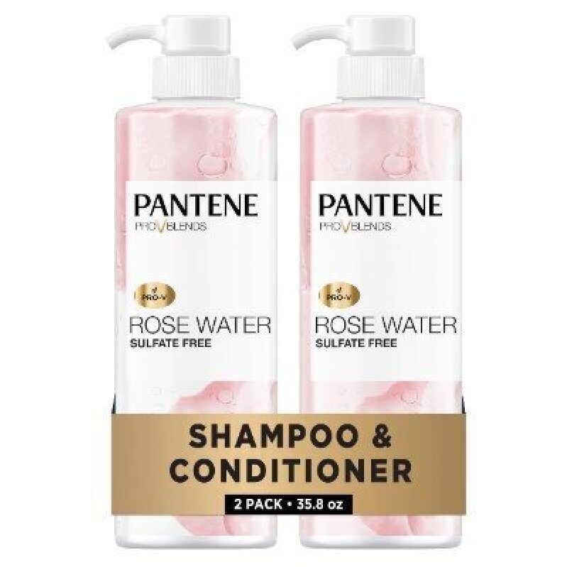 Pantene Pro-V Rose Water Shampoo & Conditioner Duo for Hydrating Hair
