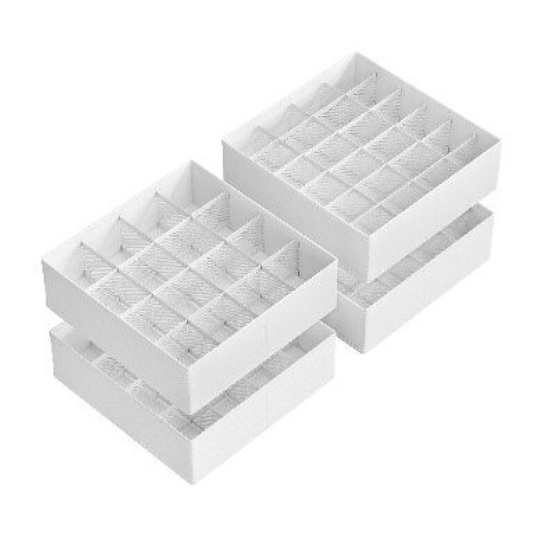SONGMICS Drawer Organizers: Four-Piece Set for Efficient Storage