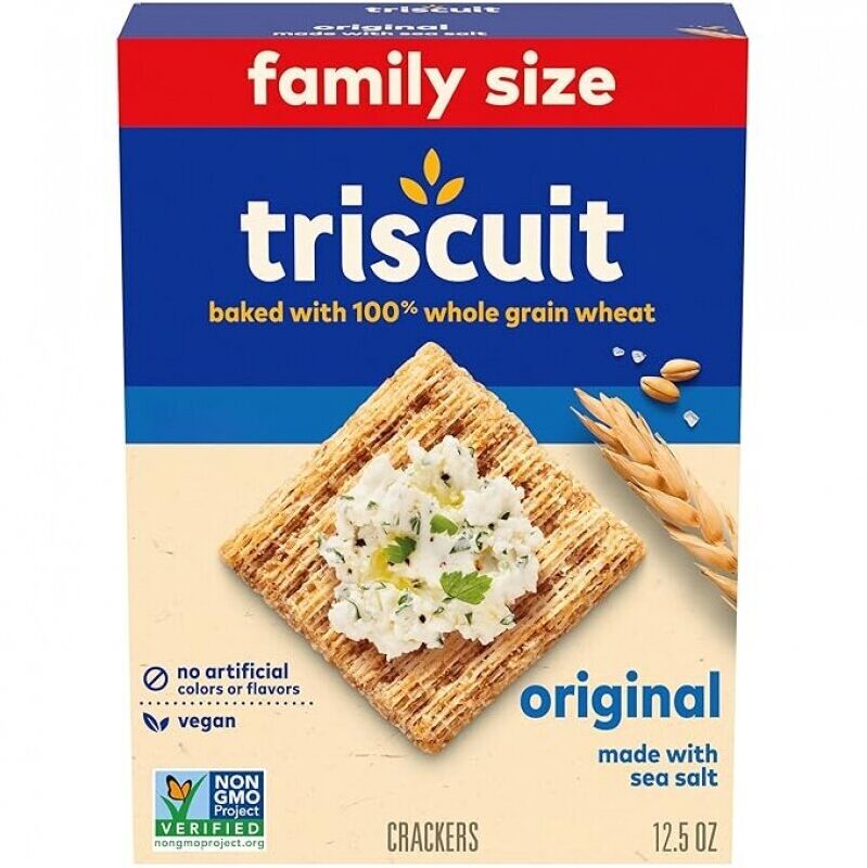 Triscuit Original Whole Grain Wheat Crackers - Healthy Family Snack