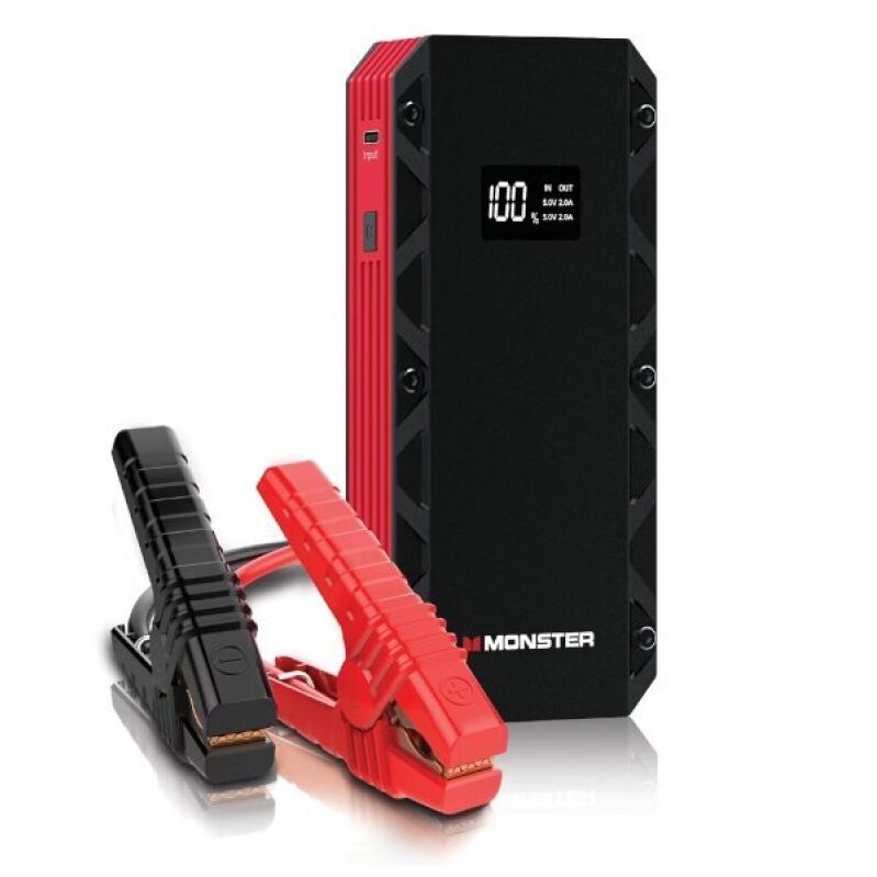 Open Box Monster 8000mAh Jump Starter Power Bank - $26.34 Deal