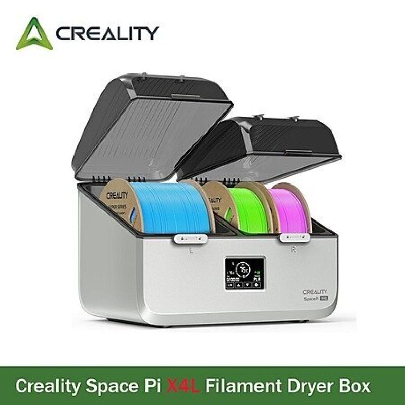 Creality Space Pi X4L 4-Spool 3D Printer Filament Dryer Box with Dual Heating Chambers - Efficient Drying Solution