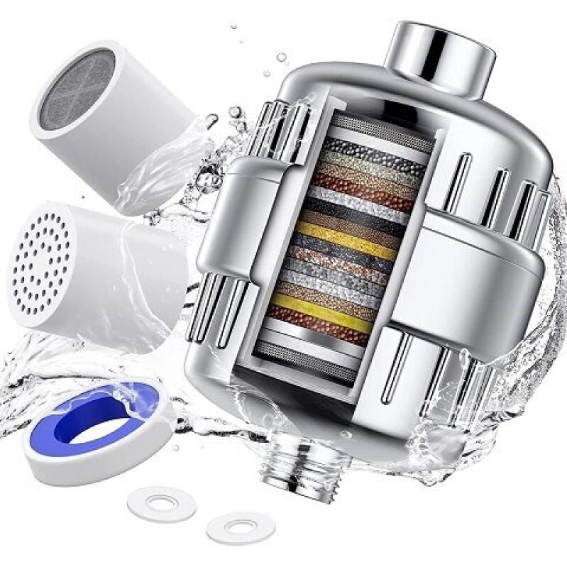 GROLIGH Shower Filter with 2 Filters, Best Value Water Purifier