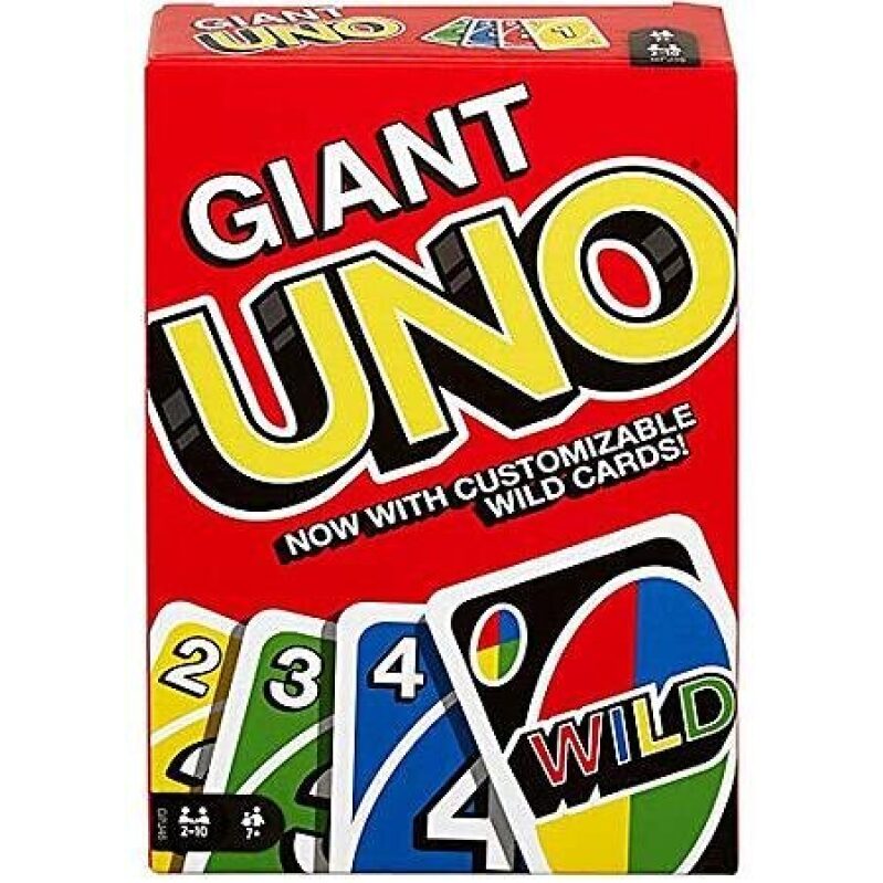 Giant UNO Family Card Game - Big Fun for All Ages