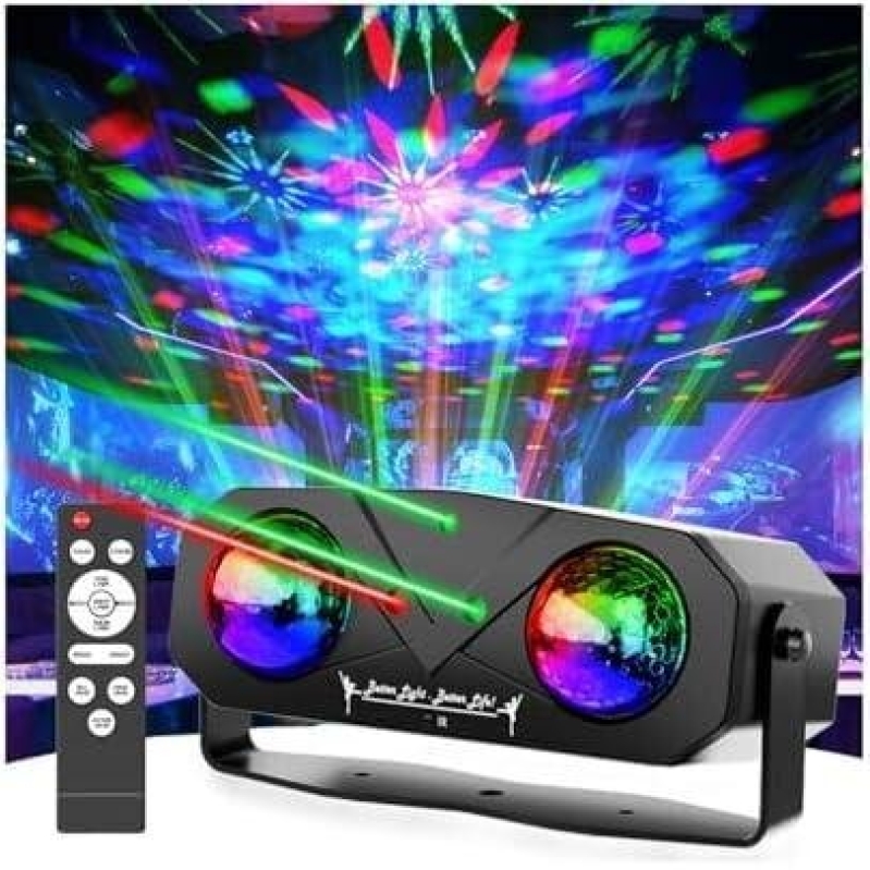 Disco Ball Light with Remote Control - Perfect for Parties and Events