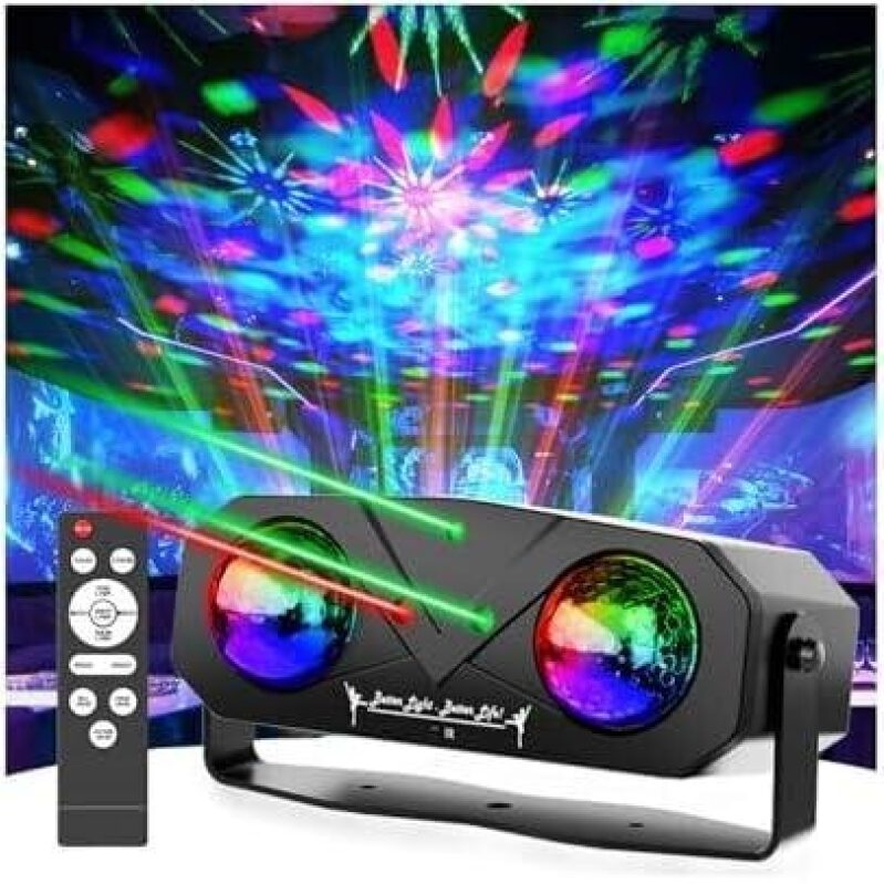 Disco Ball Light with Remote Control - Perfect for Parties and Events