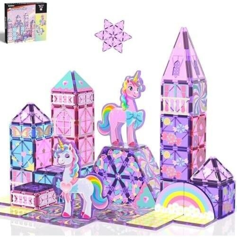 GobiDex Magnetic Building Blocks Unicorn Castle - 49% OFF