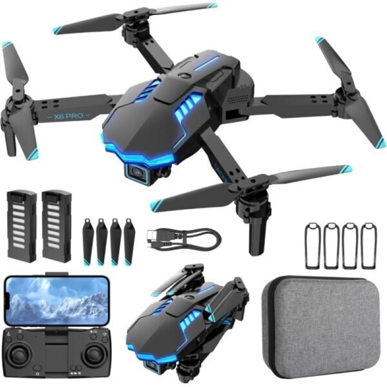 Affordable 1080P Camera Drone with Brushless Motor for Beginners - 50% Off