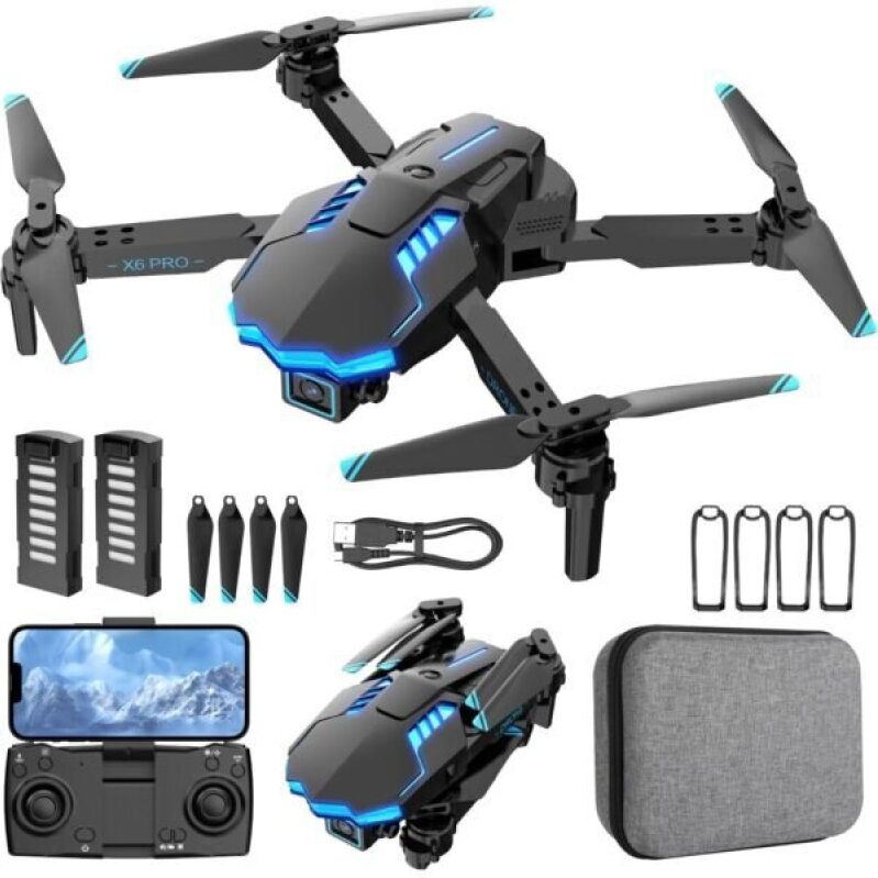 Affordable 1080P Camera Drone with Brushless Motor for Beginners - 50% Off