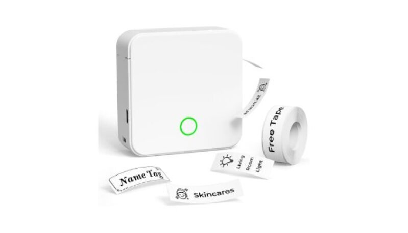 DETONGER P0 Rechargeable Bluetooth Label Printer - Compact, Efficient, and Versatile