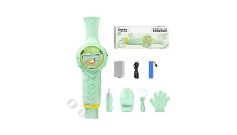Rechargeable Electric Smoke Bubble Machine - Ideal for Parties and Summer Fun