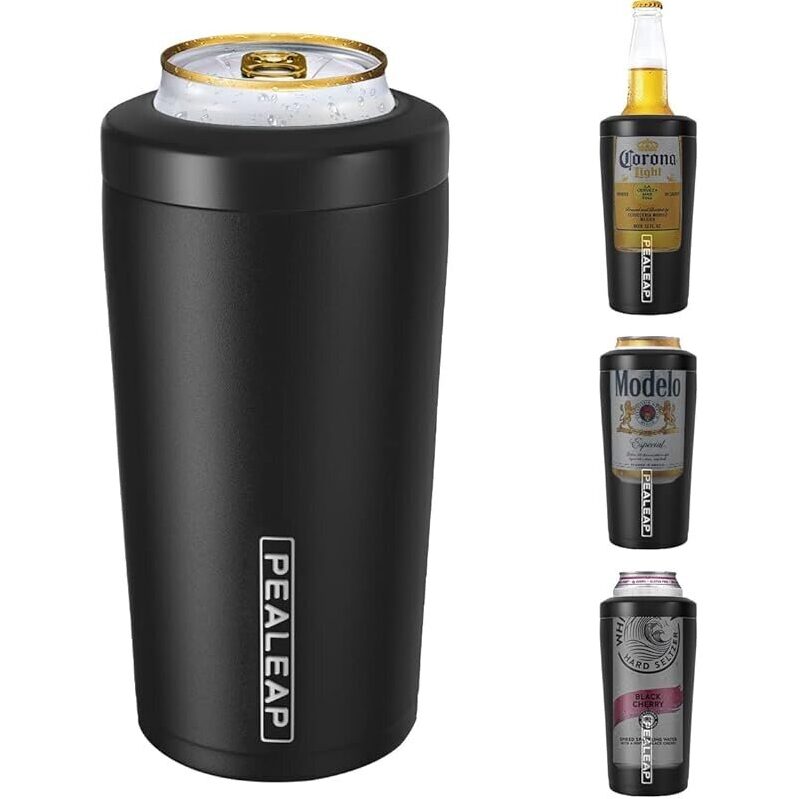 4 in 1 Insulated Slim Can Cooler - Perfect for Outdoor Adventures