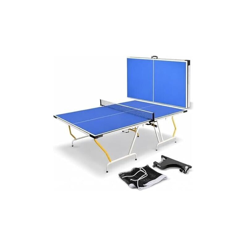 Full Size Ping Pong Table Set - Ideal for Home or Office