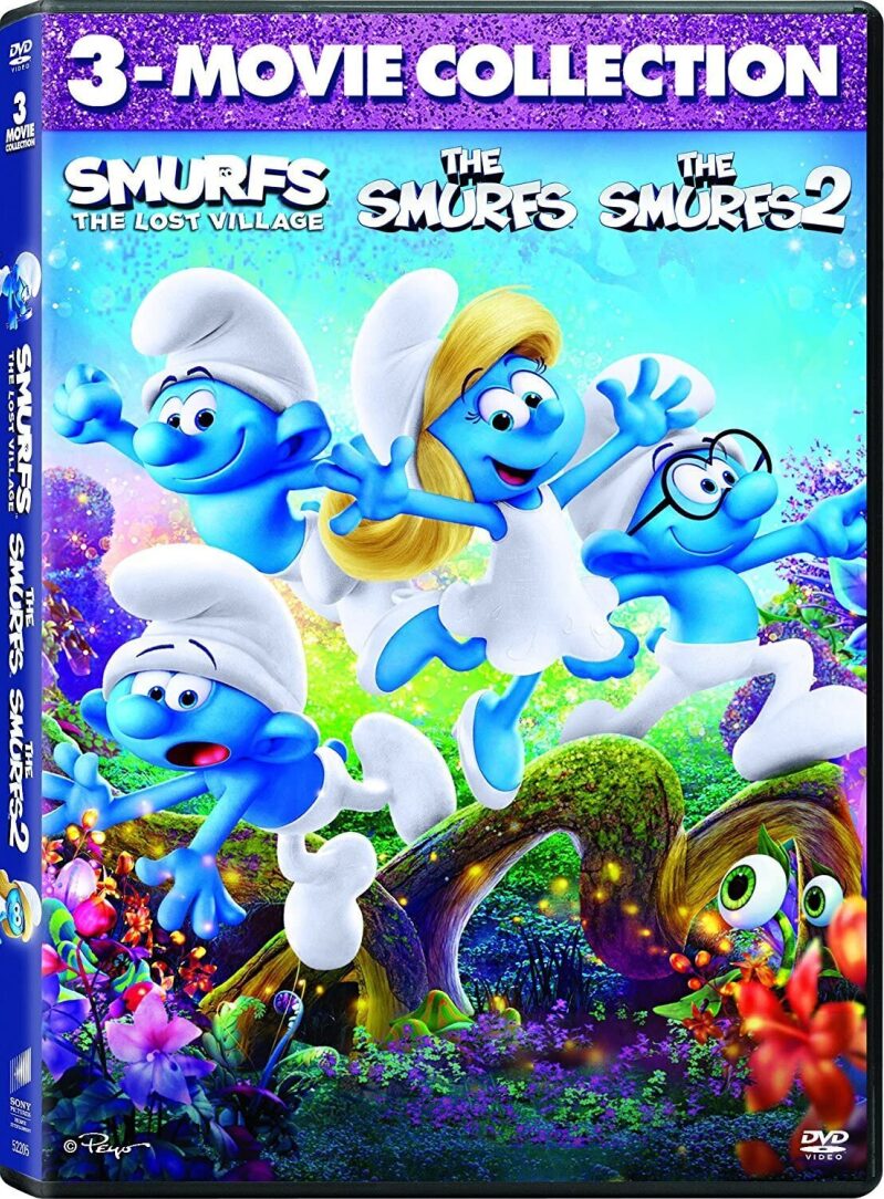 Smurfs Trilogy DVD Set: The Smurfs, The Smurfs 2, Smurfs: The Lost Village