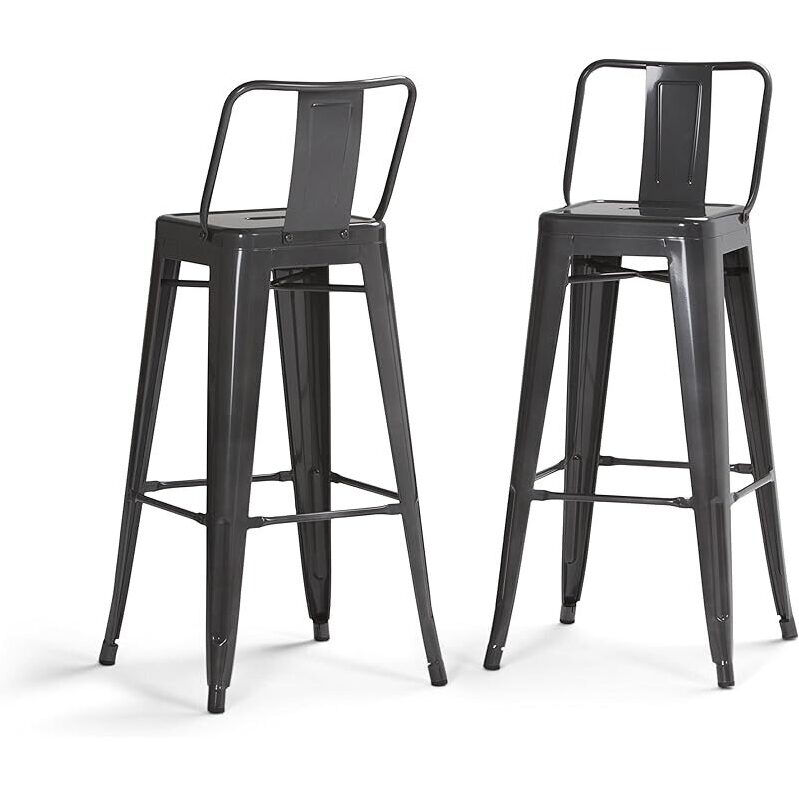 SIMPLIHOME Rayne Bar Stools (Set of 2) - Premium Quality at an Affordable Price