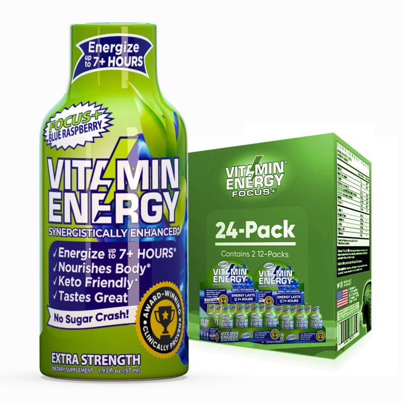 Vitamin Energy Focus+ Extra Strength Energy Shot 24-Pack