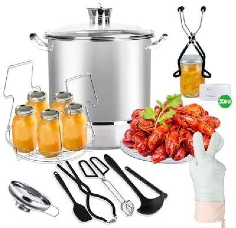 LINMAGCO Complete Canned Food Making Kit - 12-Piece Set