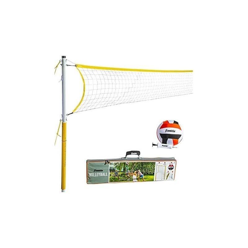 Franklin Sports Family Volleyball Set - Ideal for Outdoor Fun