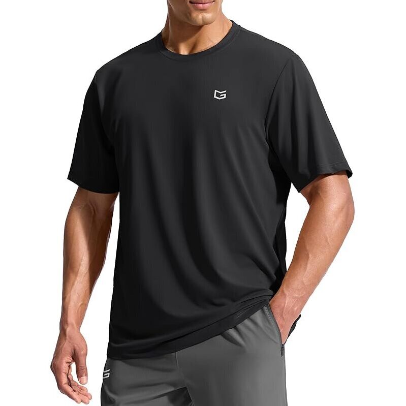 Men's UPF 50+ Sun Protection Swim Shirt for Outdoor Activities