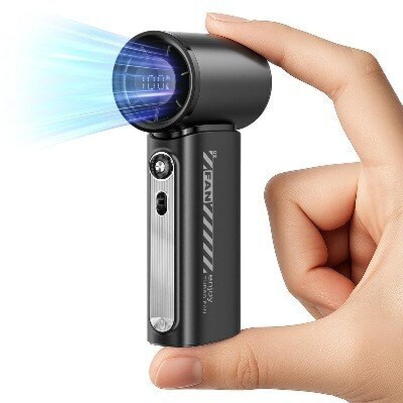 Portable Mini High-Speed Fan with Cool Light