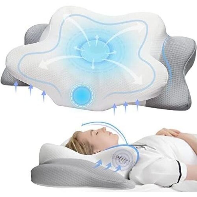 Premium Memory Foam Neck Pillow 67% Off - Enhance Your Sleep Comfort