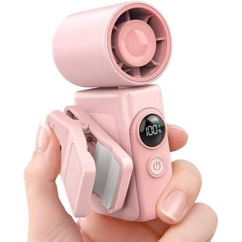 Portable Clip-On Mini Fan: 50% Off - Ultimate Cooling Solution
