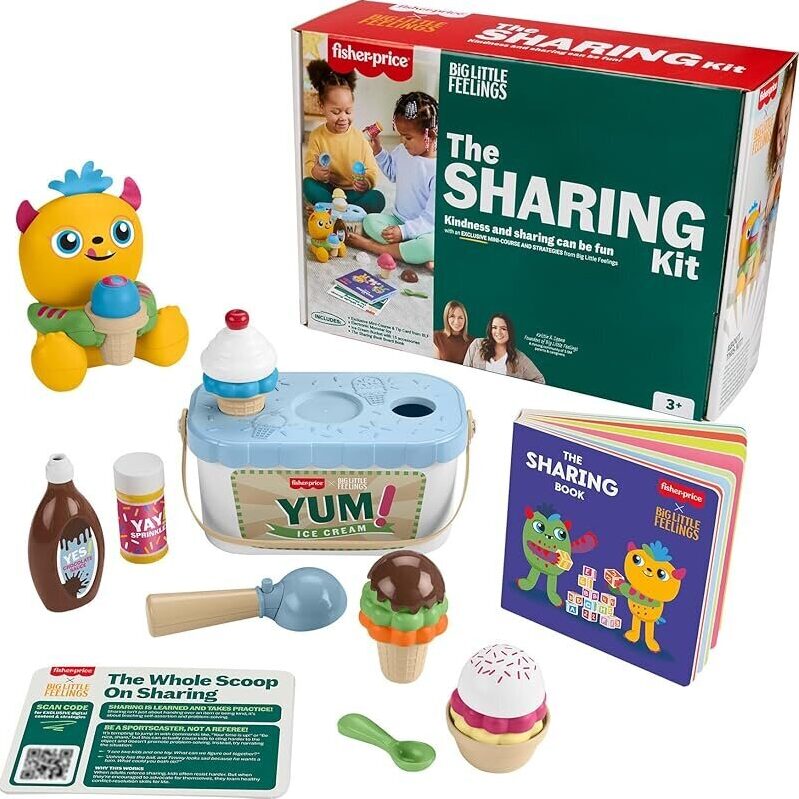 Fisher-Price Toddler Toys Big Little Feelings Sharing Kit - Fun & Educational