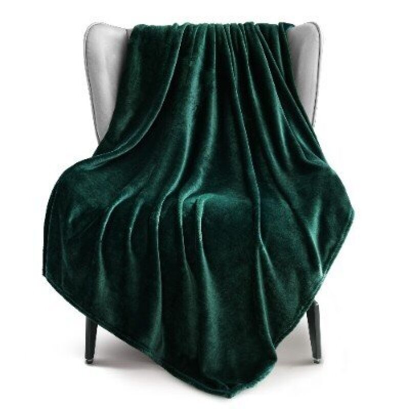 Luxurious Emerald Green Throw XL - Ultra Soft and Cozy