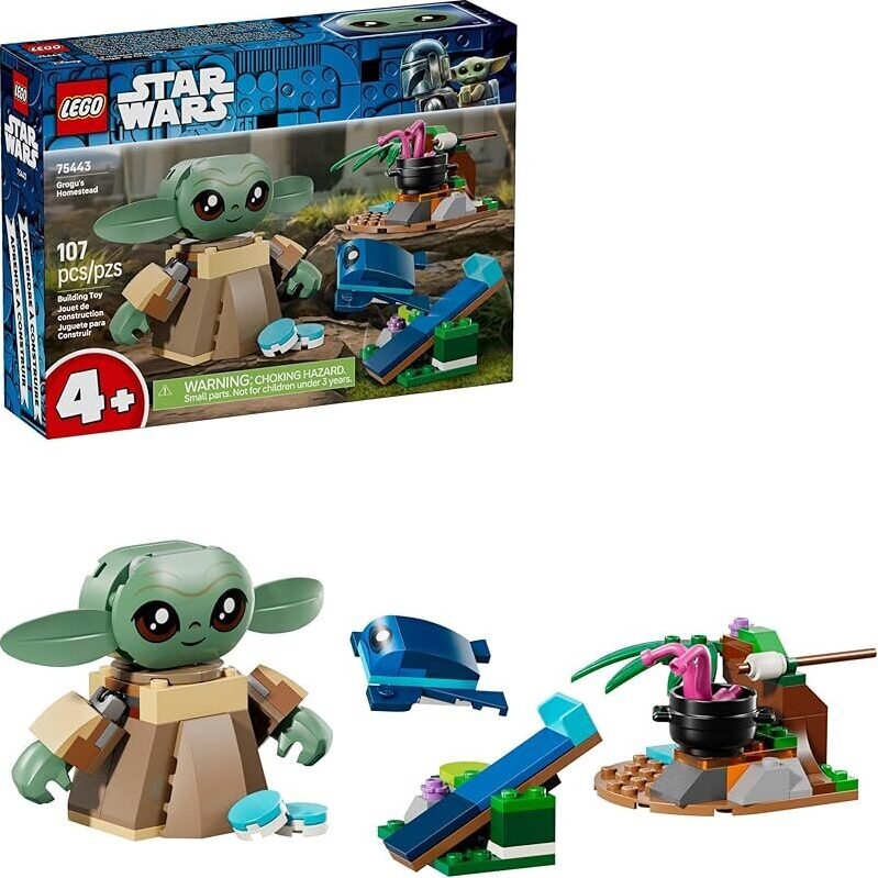 LEGO Star Wars Grogu's Homestead Building Toy 75443 - Perfect for Kids