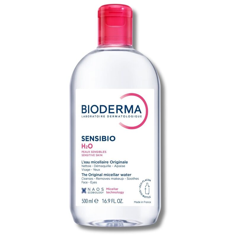 Bioderma Sensibio H2O Micellar Water Makeup Remover Cleanser 16.9oz