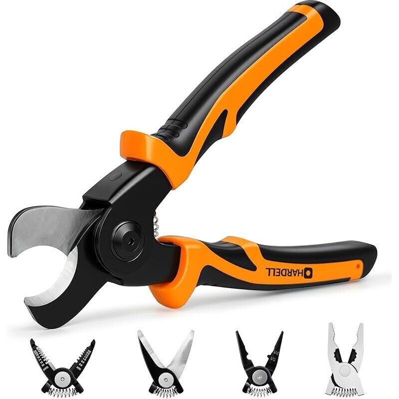 HARDELL Wire Stripper and Crimper for 10-22 AWG - Ultimate Safety and Efficiency