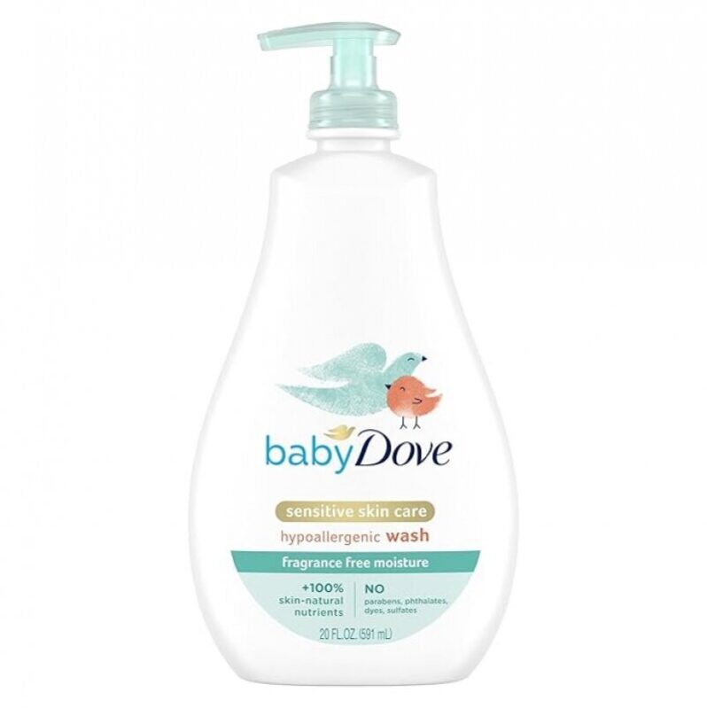 Affordable Baby Dove Sensitive Skin Care Baby Wash - Fragrance Free and Hypoallergenic