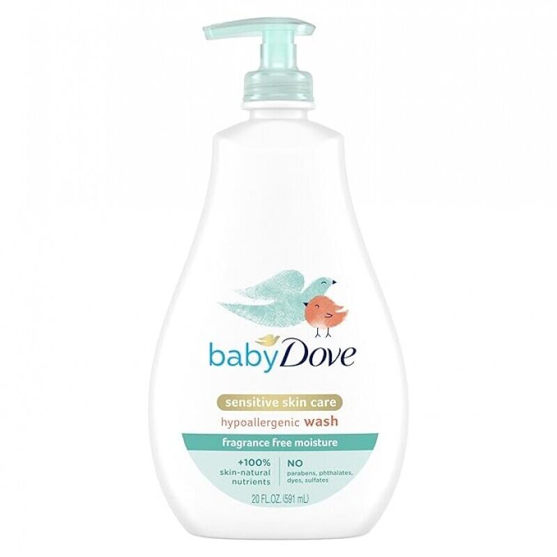 Affordable Baby Dove Sensitive Skin Care Baby Wash - Fragrance Free and Hypoallergenic