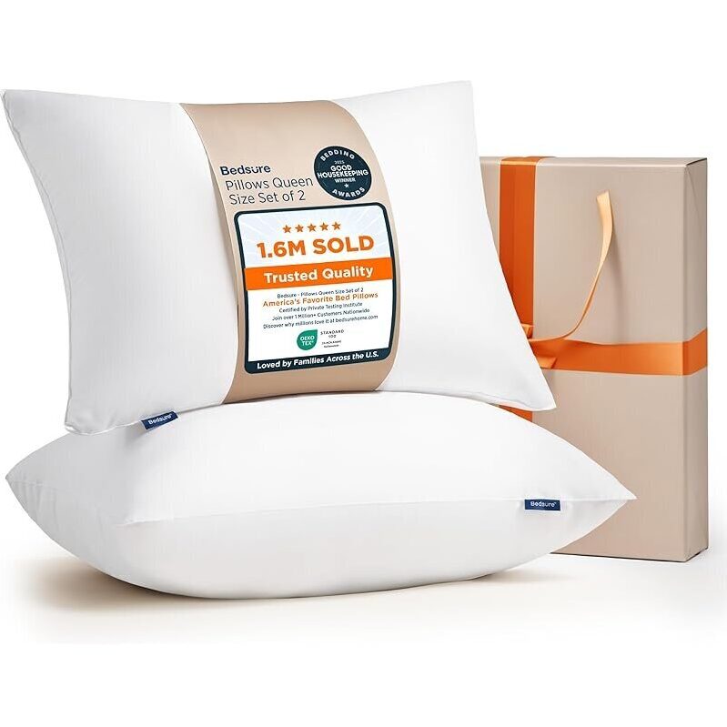 Bedsure Queen Size Pillows - Ultimate Comfort, Great Value