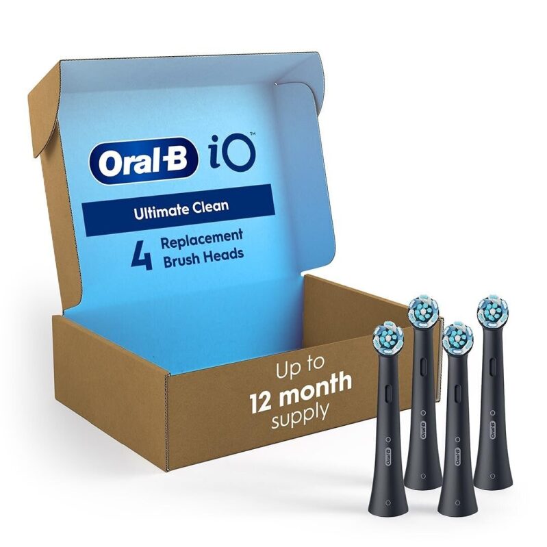 4-Ct Oral-B iO Series Ultimate Clean Electric Toothbrush Brush Heads