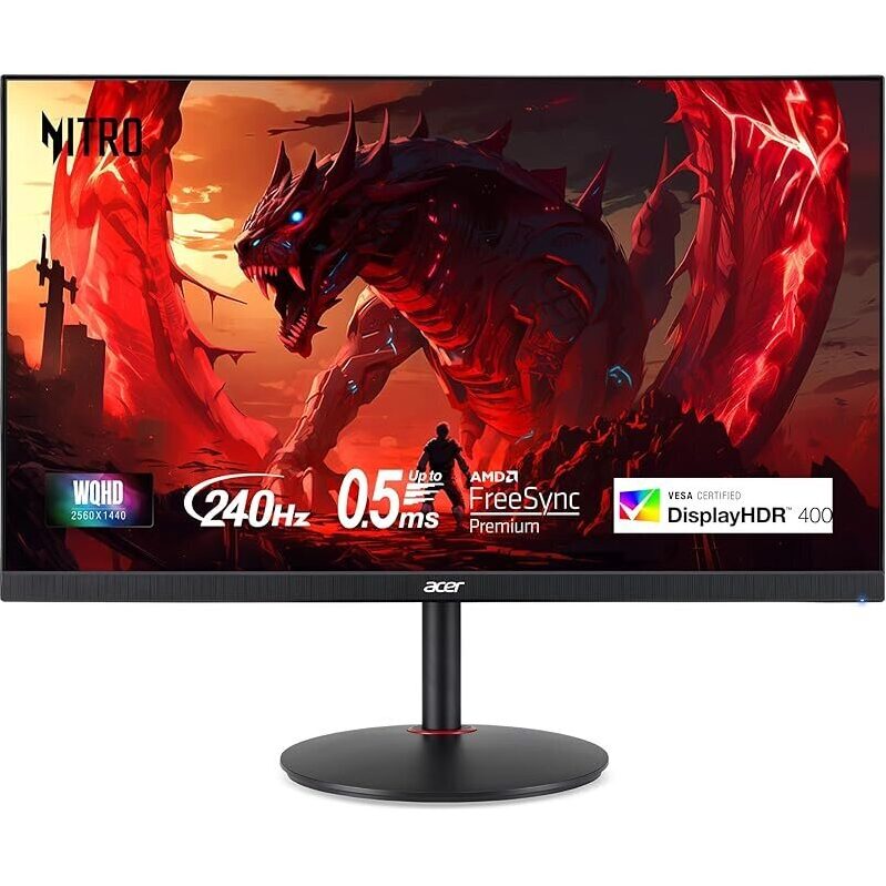 Acer Nitro XV272U W2bmiiprx 27-in WQHD Gaming Monitor - High Performance & Value