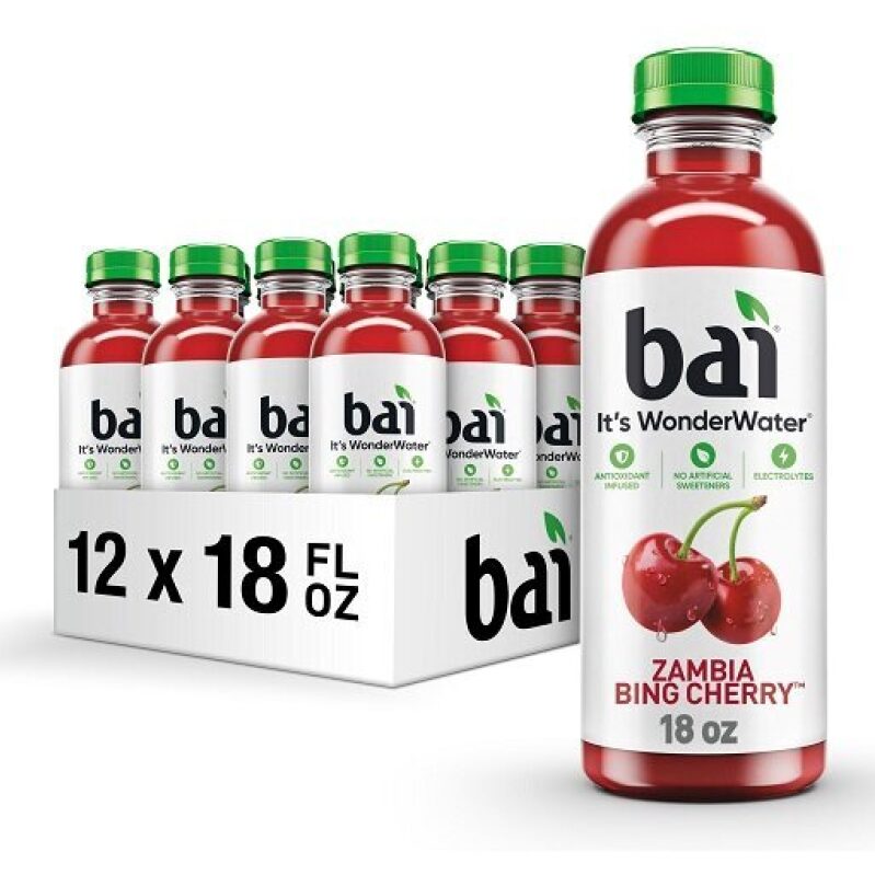 Bai 10 Calorie Natural Antioxidant Cherry Juice - 12 Bottles